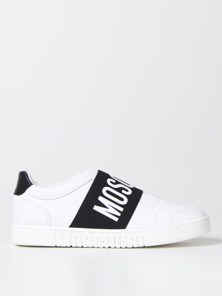 Moschino: Sneakers Moschino Couture in pelle