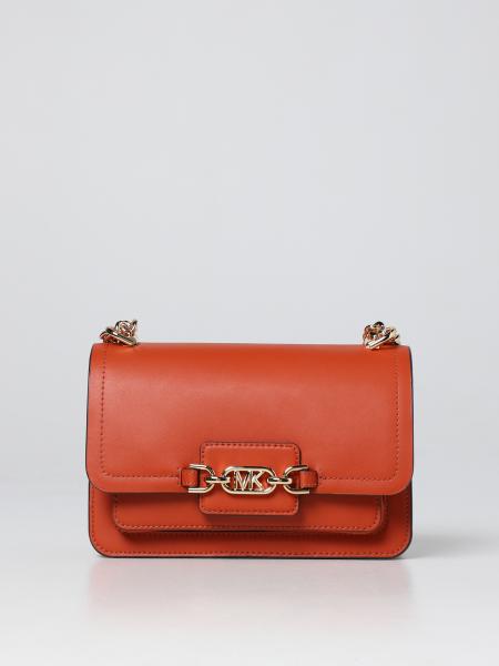 MICHAEL KORS: shoulder bag for woman - Orange | Michael Kors shoulder ...