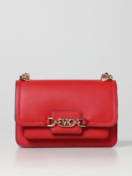Michael Kors Outlet: shoulder bag for woman - Red | Michael Kors ...