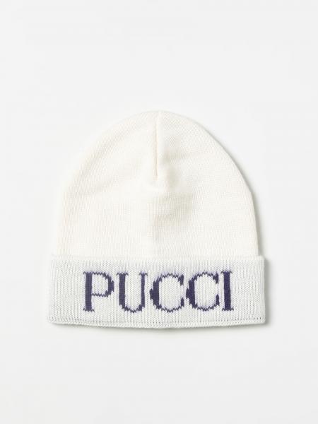 Chapeau Emilio Pucci avec logo incrusté