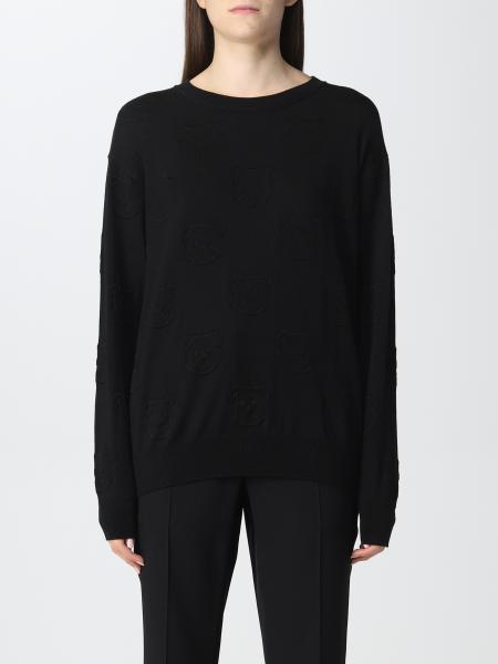 MOSCHINO COUTURE: wool sweater - Black | Moschino Couture sweater ...