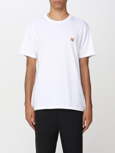 MAISON KITSUNÉ: t-shirt for man - White | Maison Kitsuné t-shirt ...