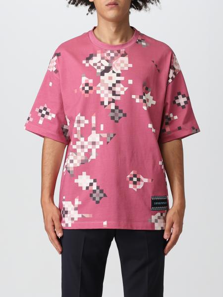 emporio armani pink t shirt