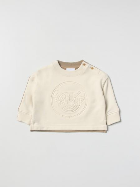 Burberry two-tone cotton sweatshirt with Thomas the Bear pattern