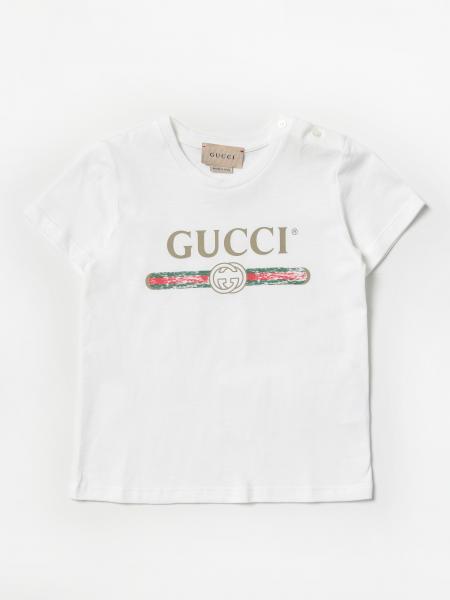 Gucci cotton t-shirt with vintage logo