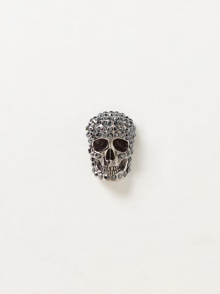 Alexander McQueen Skull Ohrring mit Pavé-Strasssteinen