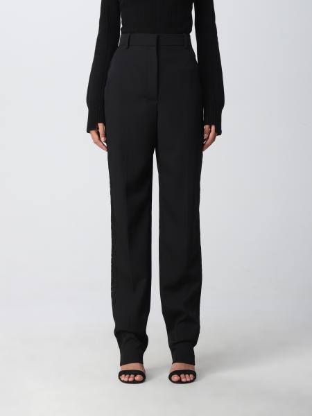 ALEXANDER MCQUEEN: women's pants - Black | Alexander McQueen pants ...