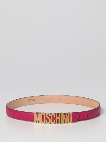 Moschino Couture hammered leather belt