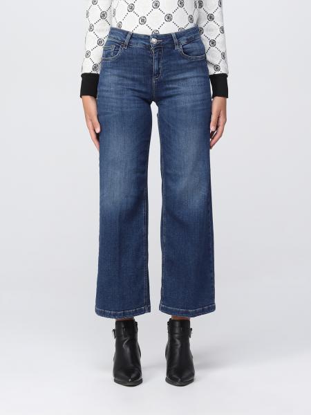Giglio.com Donna Abbigliamento Pantaloni e jeans Jeans Jeans a vita alta Jeans cropped a vita alta 