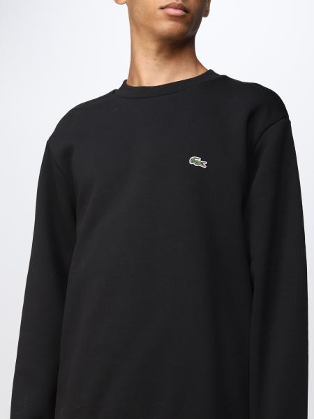 LACOSTE: sweater for man - Black | Lacoste sweater SH9608 online on ...