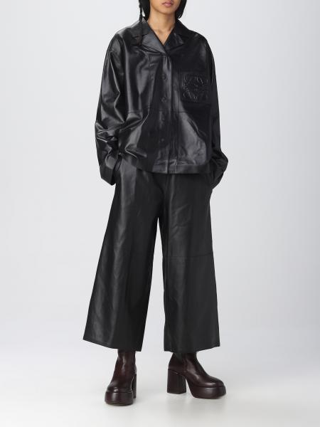 LOEWE: jacket for woman - Black | Loewe jacket S359Y31L03 online on ...