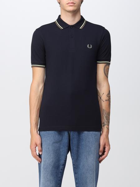 Fred Perry Polo Shirt For Man Blue Fred Perry Polo Shirt M3600 Online At Gigliocom