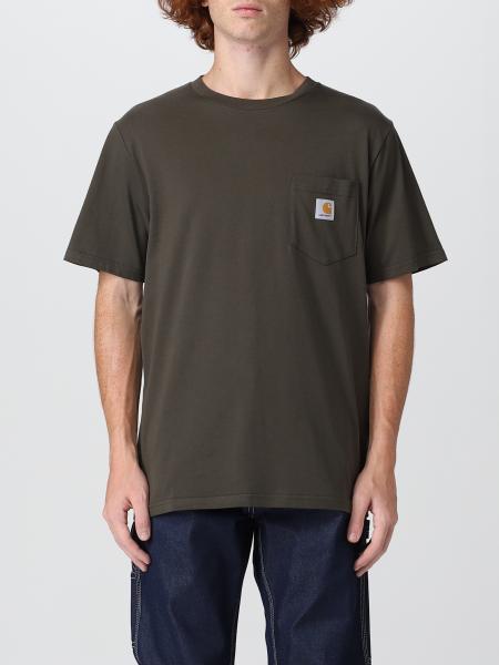 forest green carhartt shirt