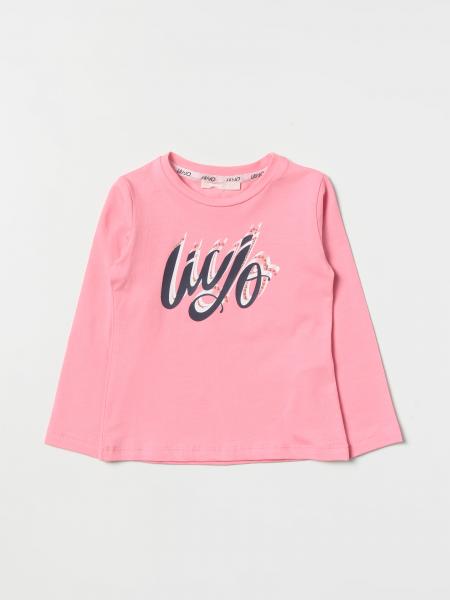 LIU JO: t-shirt for girls - Pink | Liu Jo t-shirt KF2010J0088 online on ...