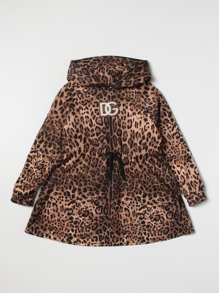 Robe léopard à capuche Dolce & Gabbana