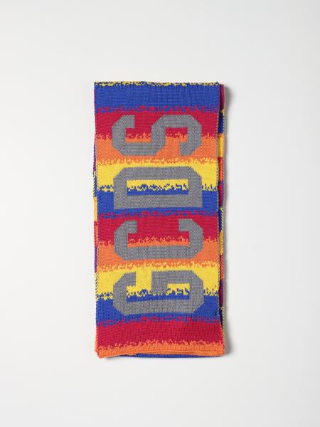 Sciarpa Gcds in misto lana con logo