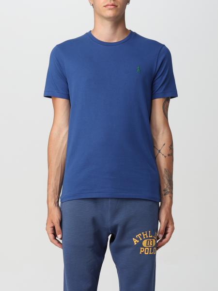 etnisch Reactor plakboek Polo Ralph Lauren Outlet: t-shirt for man - Blue | Polo Ralph Lauren t-shirt  710671438 online on GIGLIO.COM