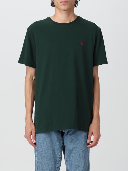 POLO RALPH LAUREN: t-shirt for man - Green | Polo Ralph Lauren t-shirt ...