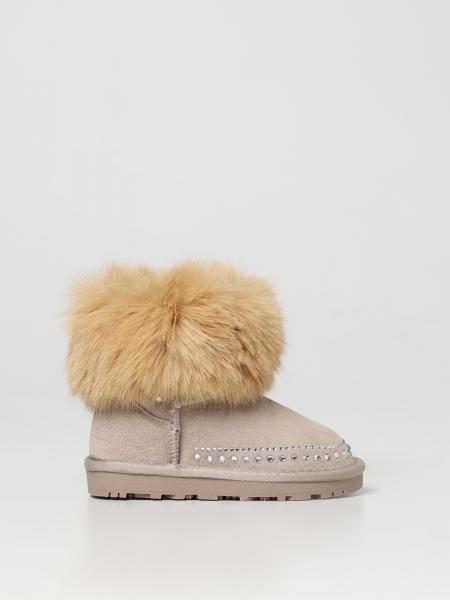 Stivaletto Monnalisa in crosta e strass di cristallo