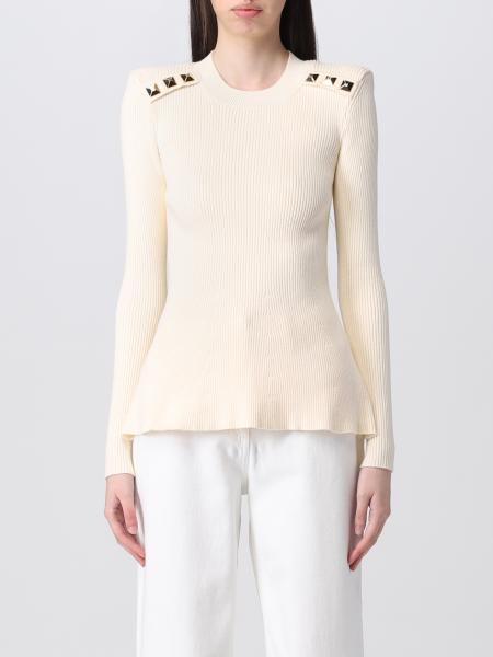 Vestito Donna Button Midi Dress - Maglia A Coste, Bottoni, Nero, Taglie S-L - Foto 6