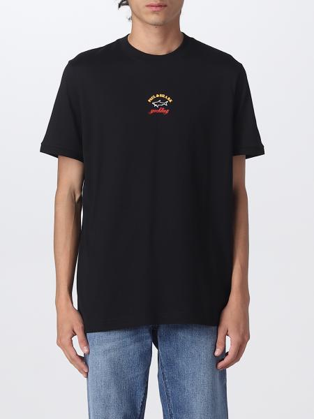 Paul & Shark Outlet: t-shirt for man - Black | Paul & Shark t-shirt ...