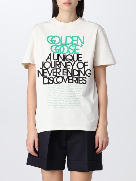 GOLDEN GOOSE: t-shirt for woman - White | Golden Goose t-shirt