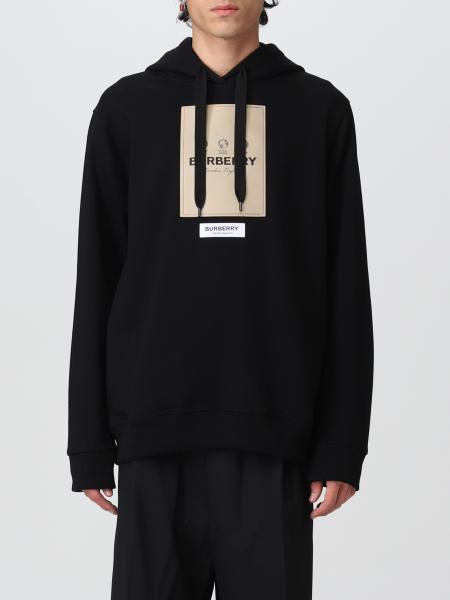 Burberry cotton hoodie with label