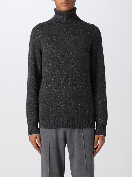 BRUNELLO CUCINELLI: men's sweater - Grey | Brunello Cucinelli sweater ...