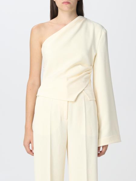 Maglia a monospalla Nanushka