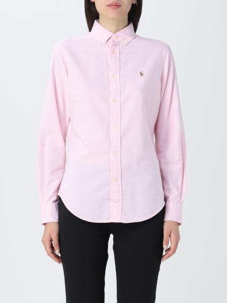 POLO RALPH LAUREN: Camisa para mujer, Rosa | Camisa Polo Ralph Lauren 211806181 en línea