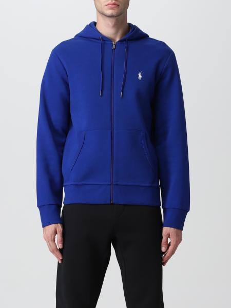 POLO RALPH LAUREN: sweatshirt for man - Royal Blue | Polo Ralph Lauren  sweatshirt 710881517 online on 