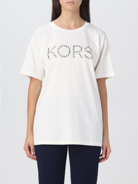 MICHAEL KORS: t-shirt for women - White | Michael Kors t-shirt MU250SI97J  online on 