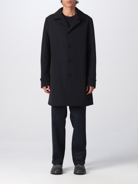 ASPESI: coat for man - Navy | Aspesi coat 3I417532 online at GIGLIO.COM