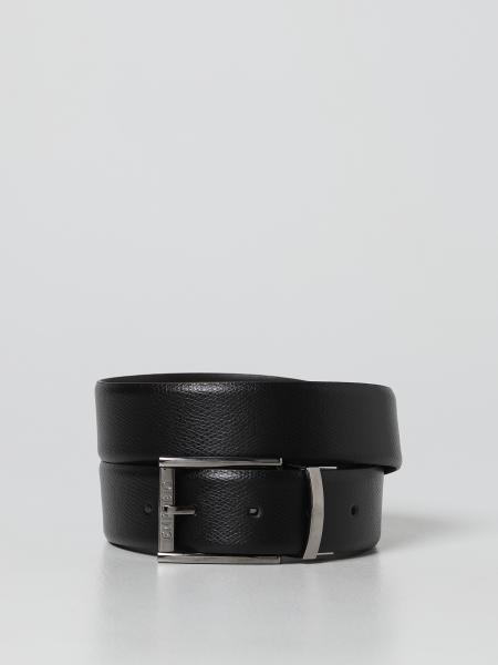 EMPORIO ARMANI: belt for man - Black | Emporio Armani belt Y4S071YKL1J  online on 