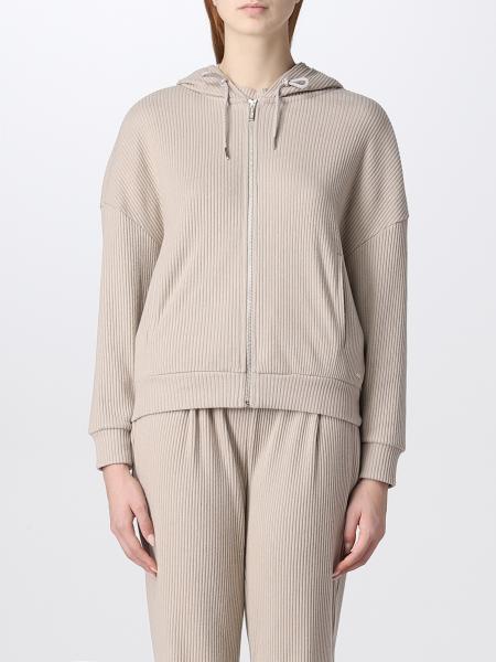 ARMANI EXCHANGE: Jersey para mujer, Beige | Jersey Armani Exchange  6LYM39YJBMZ en línea en 