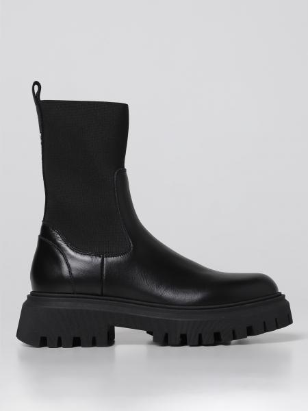 Moncler Petit Neue leather ankle boots