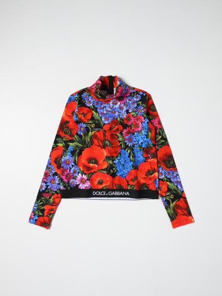 Kids' Dolce & Gabbana: Dolce & Gabbana floral patterned top