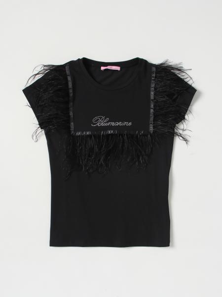 Miss Blumarine: T-shirt Miss Blumarine con logo di strass