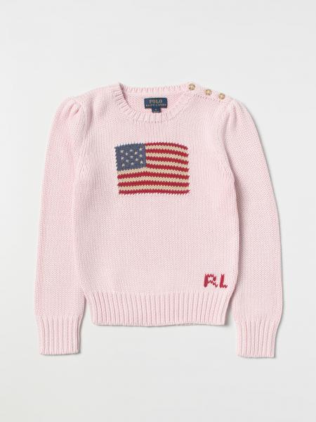 POLO RALPH LAUREN: sweater for girls - Pink | Polo Ralph Lauren sweater  312668609 online on 