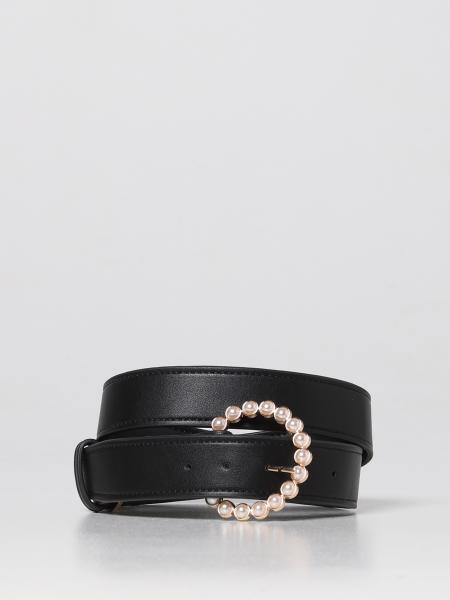 LIU JO: belt for woman - Black | Liu Jo belt AF2240E0040 online at ...