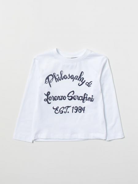 Philosophy Di Lorenzo Serafini T Shirt For Girls White Philosophy Di Lorenzo Serafini T 