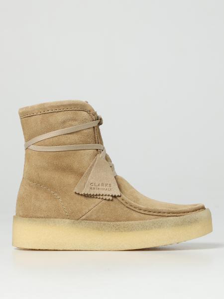 Clarks donna: Polacchine Wallabee Cup Clarks in nabuk