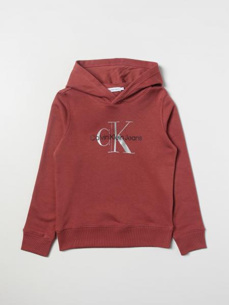 CALVIN KLEIN: sweater for girls - Red | Calvin Klein sweater IG0IG01594 ...