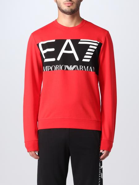 anden lysere hat EA7: sweatshirt for man - Red | Ea7 sweatshirt 6LPM51PJFGZ online on  GIGLIO.COM