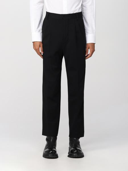 GRIFONI: pants for man - Black | Grifoni pants GJ14000259 online at ...