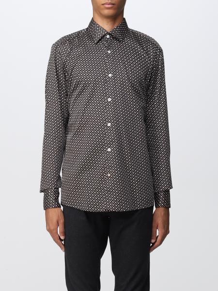 Boss Outlet: shirt for man - Black | Boss shirt 50478948 online on ...