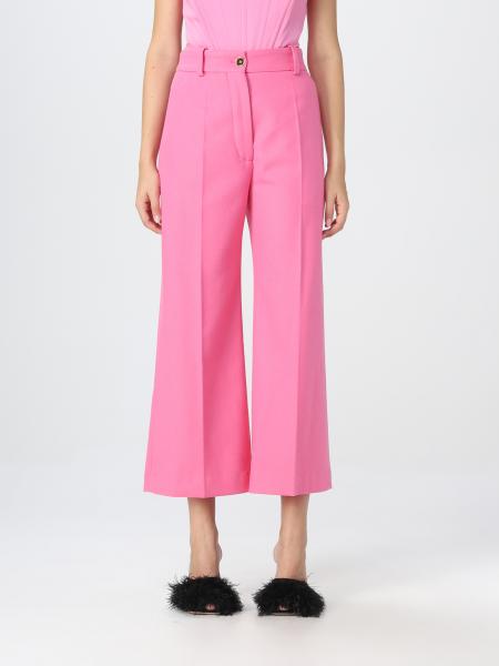 PATOU: pants for woman - Pink | Patou pants TR0010003 online at GIGLIO.COM