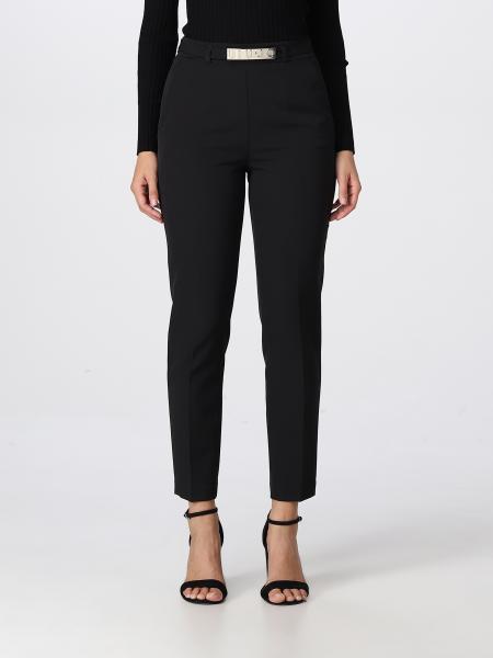 LIU JO: pants for woman - Black | Liu Jo pants WF2226T7896 online at ...