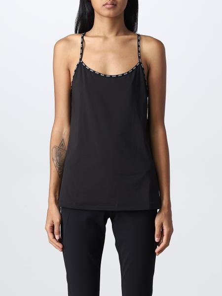 LIU JO: top for woman - Black | Liu Jo top 5F2146J6517 online on GIGLIO.COM