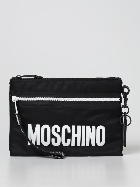 Moschino Couture nylon clutch